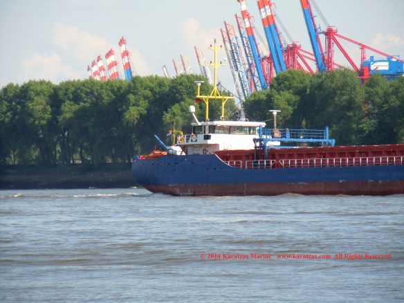 MV EEMS SERVANT (Multipurpose Vessel, 2,600 DWT, 2010 built, Hamburg departure, May 2014)