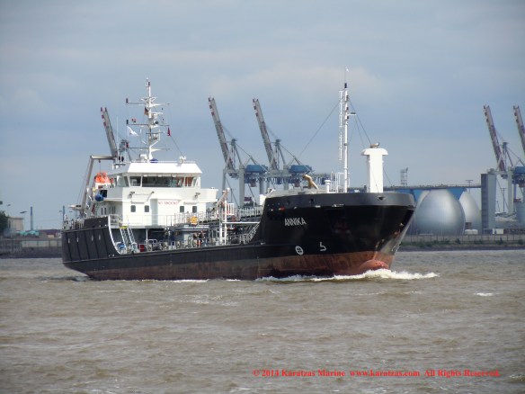 MT 'ANNIKA' (1,600 DWT Bunkering Tanker, built in 2012)