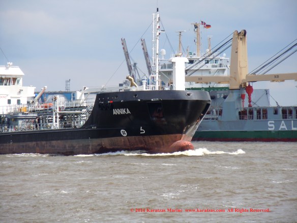 MT 'ANNIKA' (1,600 DWT Bunkering Tanker, built in 2012)