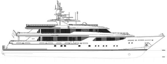 'Westport 164' Layout (Image source: courtesy of Westport Shipyards)